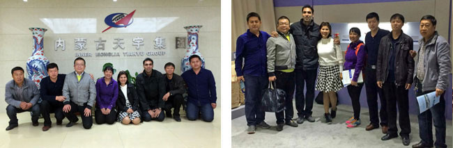 泰國客商赴天宇集團(tuán)膨潤土科技園考察